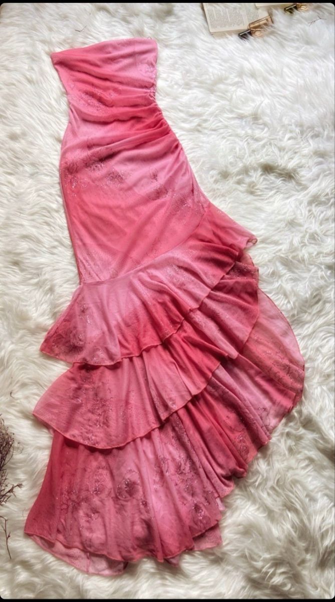 Asymmetrical strapless mermaid prom dress long evening dress fg7105
