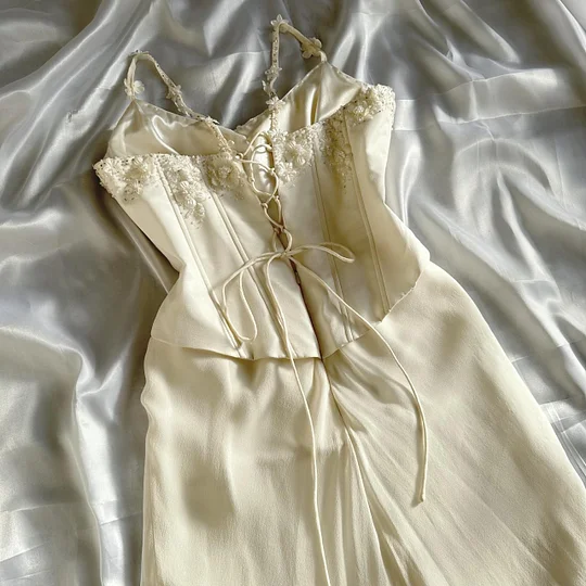 Sexy Sheath Straps Chiffon Ivory Long Prom Dresses fg5363