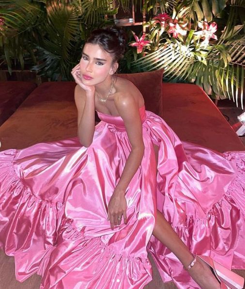 Pink Prom Dress Women Sexy Dresses Elegant Party Dress fg1968