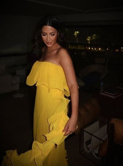 Yellow Pleated Prom Dresses Long Evening Gowns Formal Party Wear fg3925