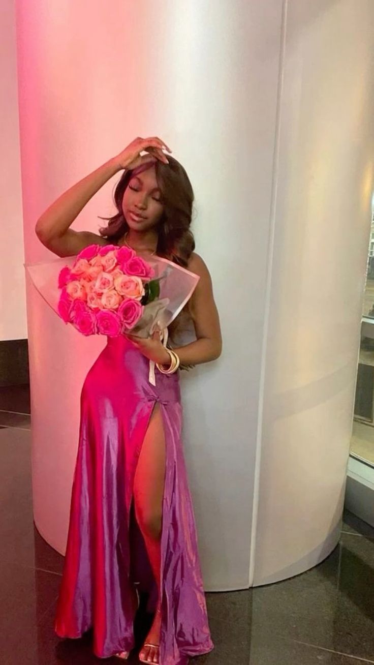 Long Prom Dress Formal Evening Gowns With Slit fg4021