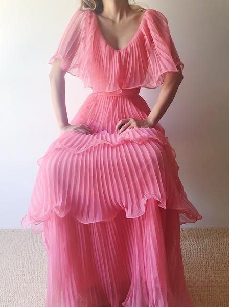 Pink Prom Dress Women Sexy Dresses Elegant Party Dress fg1964