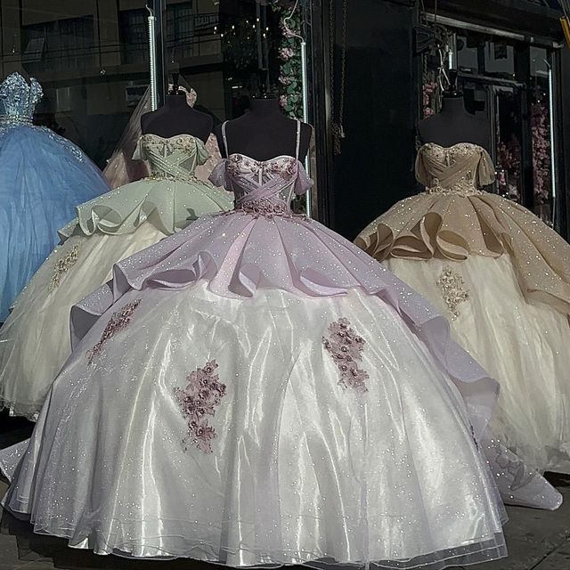 Luxury Quinceanera Dresses Applique Corset Ball Gown Prom Sweet 16 Dress fg2493