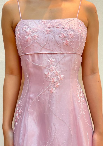 long prom dress pink evening gown fg6910
