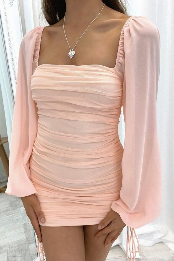 Pink Party Dresses Short Prom Dress Homecoming Dress fg3551
