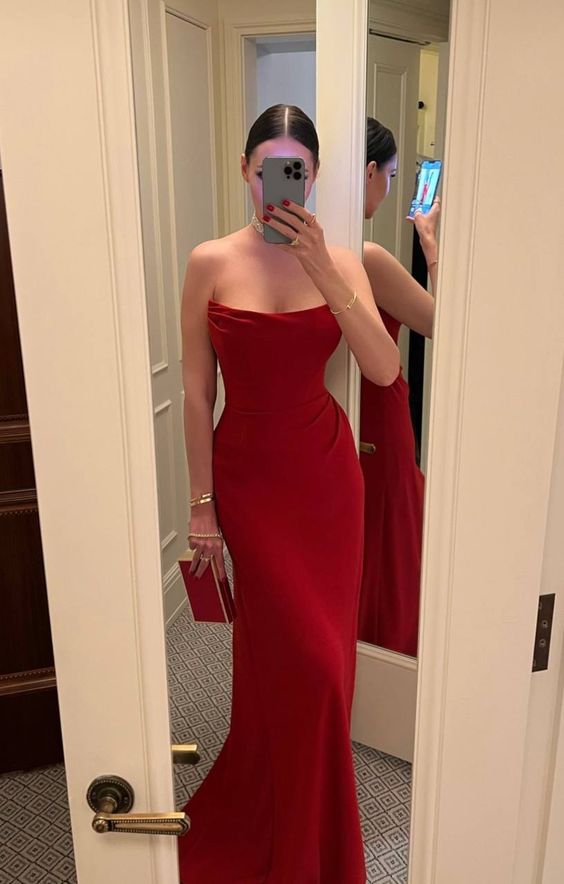 Red Prom Dresses Long Party Dress fg3448