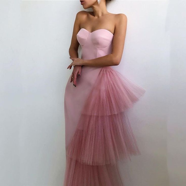 Elegant Red Mermaid Prom Dresses Party Gowns Evening Dress fg4056