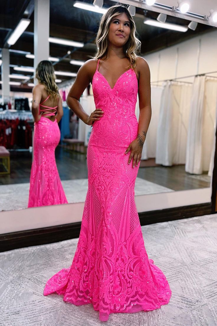 Sparkly Mermaid Backless Sequins Long Prom Dress Formal Occasion Dresses fg3542