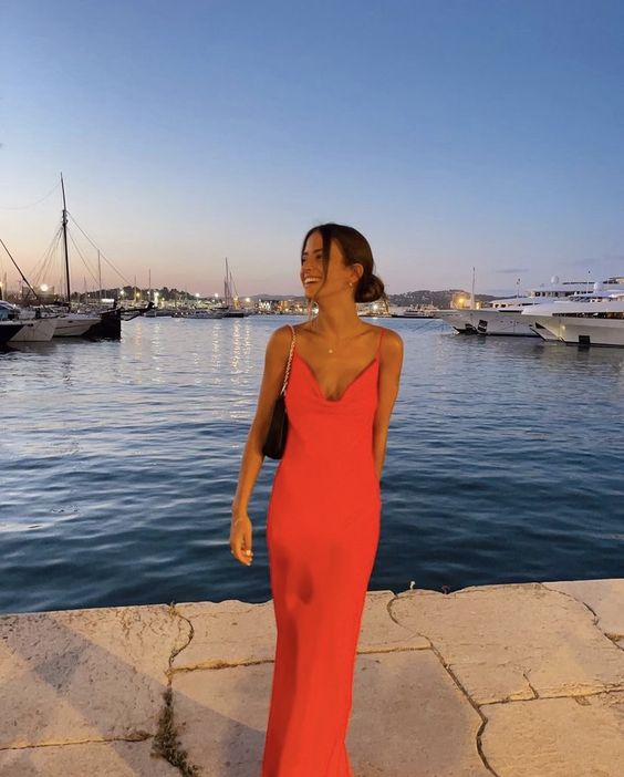 Red Evening Gown,Long Prom Dress Party Dress fg4010