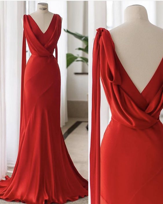 Elegant Red Evening Dresses Party Prom Dress fg4160