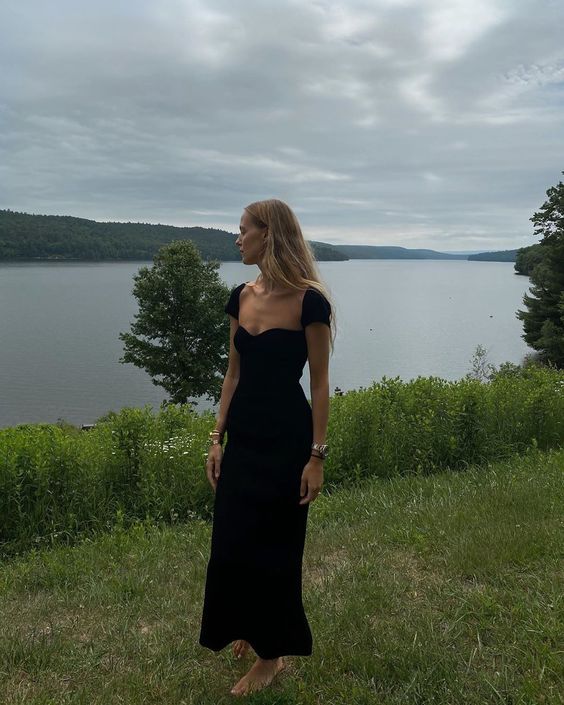 black prom dress evening dress fg1840