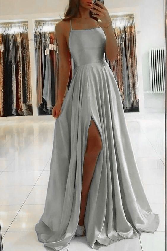 long A line prom dress evening dress fg1239