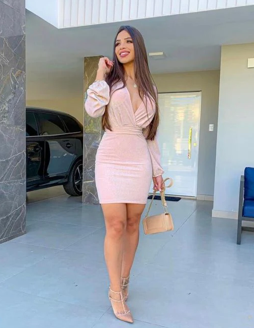 V Neck Short Homecoming Dress fg1427