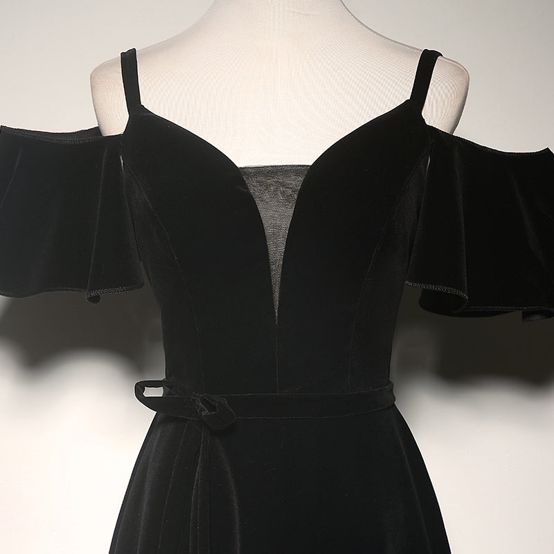 Black evening dress 2022 new long elegant party dress prom dress fg130