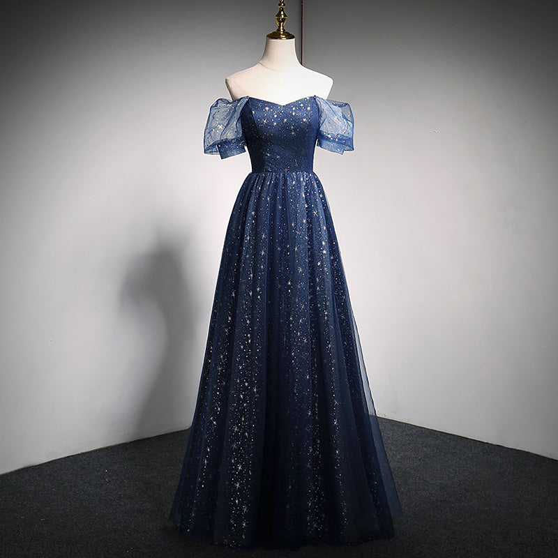 Evening dress new blue fairy birthday party dress prom dress fg135