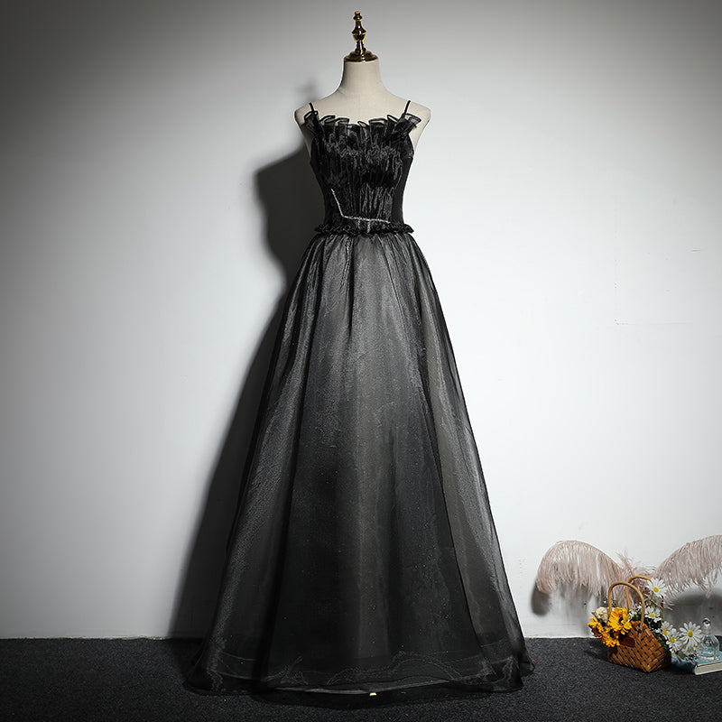 Black evening dress party gowns prom dress fg154