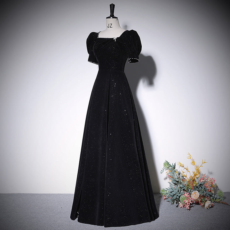 Black a line evening dress new prom dress party gowns fg222
