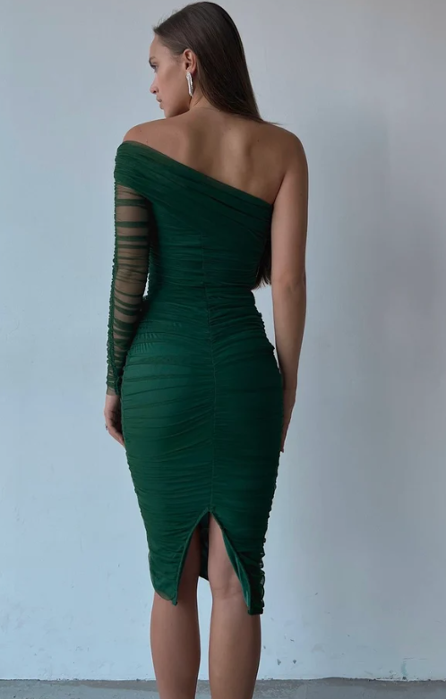 Cocktail dress for wedding guest, fall prom dress fg631