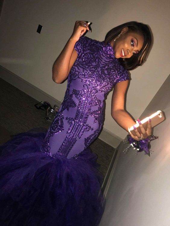 mermaid unique long Evening prom Dress fg774