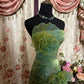 Green Strapless Long Prom Dress,Long Evening Gowns           fg7146