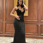 Black Strapless Mermaid Long Prom Dress Evening Gown        fg6763