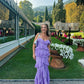 Lavender Long Prom Dress, Elegant Evening Party Dress     fg7332