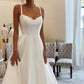 A Line Satin Elegant Wedding Dresses Princess Bridal Gown       fg7330