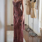 Vintage Prom Dress, Elegant Off Shoulder Evening Dress     fg7335