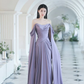 A Line Purple Long Evening Dresses Formal Party Dress Prom Gown       fg6773