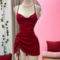 Red Short Prom Dress Sexy Evening Dress   fg7110