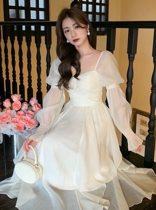 Women Casual Princess Party Dress Vintage A-line Birthday Dress Evening Dress       fg7214