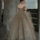 Tulle Lace Long Prom Dress, Evening Formal Dress     fg7236