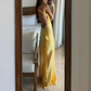 Sexy Backless Stain Dress Women Elegant Sleeveless Maxi Dresses 2025 Evening Dresses    fg6701