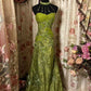 Green Mermaid Long Prom Dress,Long Evening Gowns           fg7147