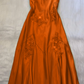 Green V neck Long Prom Dress       fg3609
