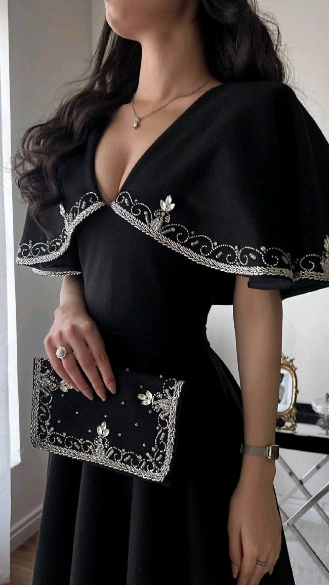 Elegant A line Prom Dress Black Evening Dress Formal Prom Gown     fg7284