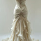 Stunning Mermaid Long Ivory Wedding Dresses        fg7300