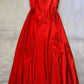 Green V neck Long Prom Dress       fg3609