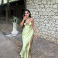 Sexy V-neck Spaghetti Strap Split Side Mermaid Long Prom Dress       fg6890