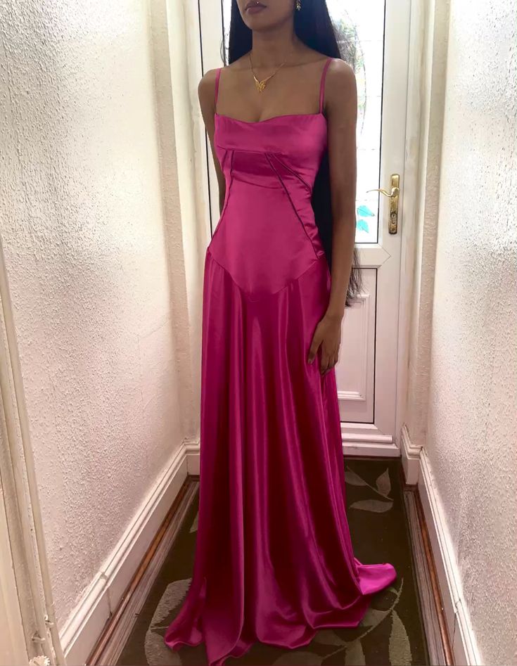 Hot Pink Prom Dress Formal Evening Gowns      fg6905