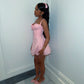 Pink Homecoming Dress A Line Short Birthday Dress      fg6519