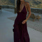 Burgundy Sexy Evening Dress Long Prom Dresses   fg7565