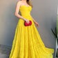 Yellow Prom Dresses Long Evening Dresses        fg5665