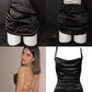 Elegant Short Homecoming Dresses Black Sleeveless A Line Mini Length Dress       fg5409