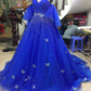 Royal Blue/Red quinceañera dress Ball Gown Prom Dresses Evening Gown    fg2853