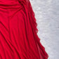 Halter Red A Line Long Prom Dresses Ruffled Evening Dresses       fg7108