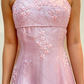 long prom dress pink evening gown      fg6910