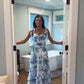 Elegant Formal Evening Dress Sleeveless Dress with Split      fg5130