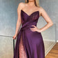 Sexy V-Neck Side Split Long Prom Dress     fg3391