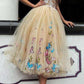 Unique Sweetheart Butterfly Flower Homecoming Dresses Online, Short Prom Dresses     fg3817
